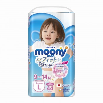 MOONY трусики L GIRL (9-14кг) 44 шт. заказать в Чите недорого
